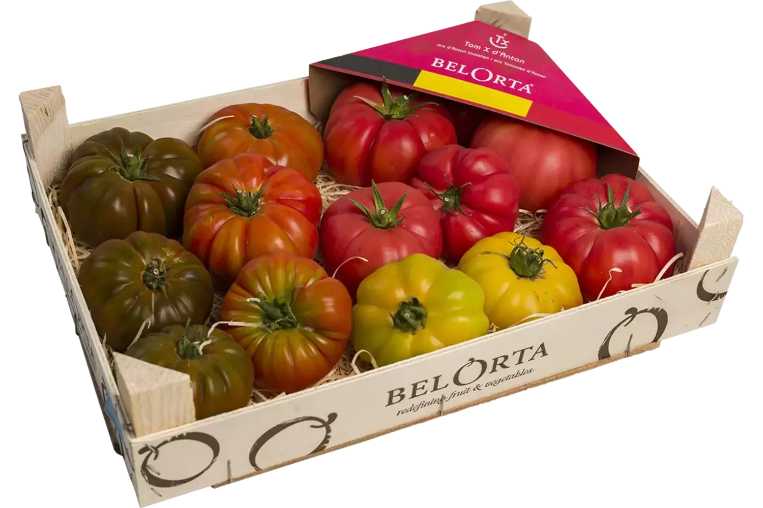 Heirloom tomaten kist 3 kilogram